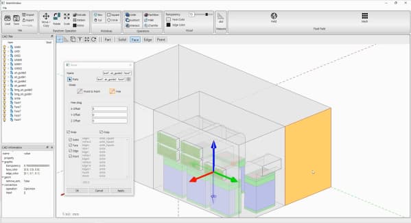 특화 전처리(CAD+Mesh+Solver setup) 프로그램 개발