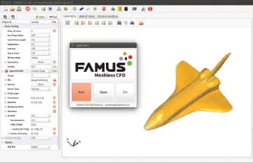 FAMUS software screenshot